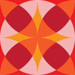 SEAMLESS ROUND PATTERN
Abstract seamless round pattern in red colors.