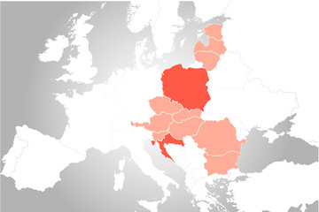 European Three seas initiative countries.