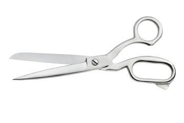 metal scissors isolated on white