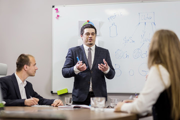 Business People Meeting Conference Discussion Corporate Concept,business team,business partners discussing documents and ideas,Business conference in a modern office,close up