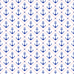 Anchor seamless pattern.