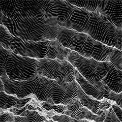 Wave pattern. Abstract vector background. Simple texture for your design. Technology concept. Vector illustration.