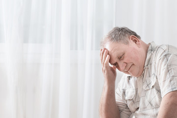 Elderly men indoor