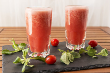 Zumo fresco de sandia 