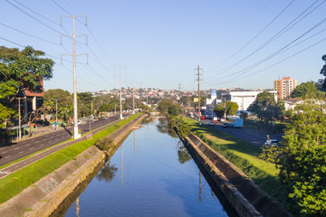 Diluvio stream and Ipiranga Avenue