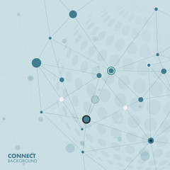 Vector world globe, connect concept design illustration