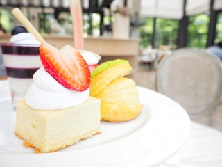 Strawberry cheesecake