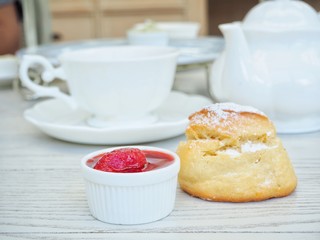 Scones with english tea