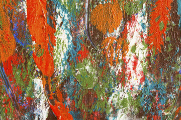 Detail of the Painting as a Background © simonidadj