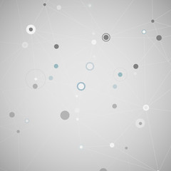 Communication abstract vector. Network background