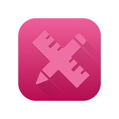 Matte Long Shadow App-Icon