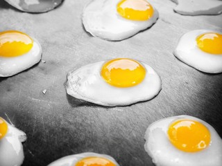 Fried eggs