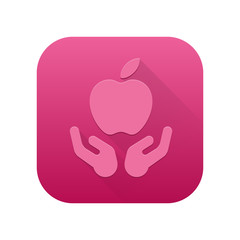 Matte Long Shadow App-Icon