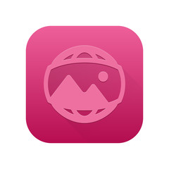 Matte Long Shadow App-Icon