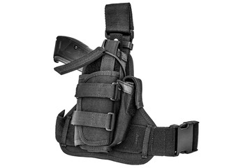 Carrying weapons case: military tactical cartridge belt for pouch made from high-tech fabric with...