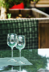 wine glasses