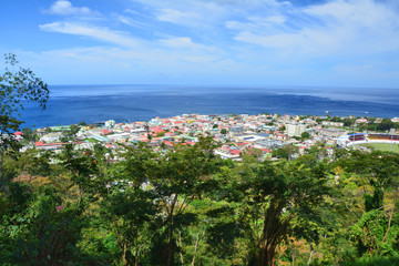 Naklejka na ściany i meble Rouseau, Dominica island