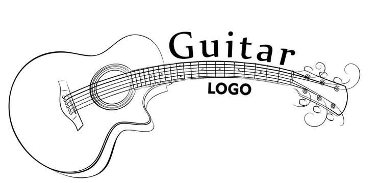 Guitar logo. 