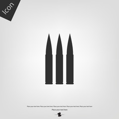 Bullets vector icon