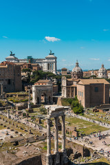 Obraz premium View of the Roman Forum, Rome, Italy