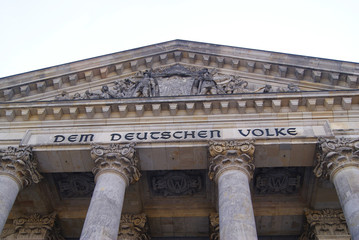 Obraz premium Reichstag in Berlin