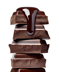 chocolate sweet food dessert stack syrup