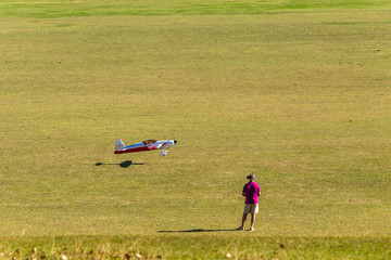 Flying RC Model Aircraft Plane