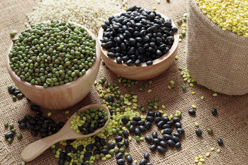 Many nuts in a bowl.