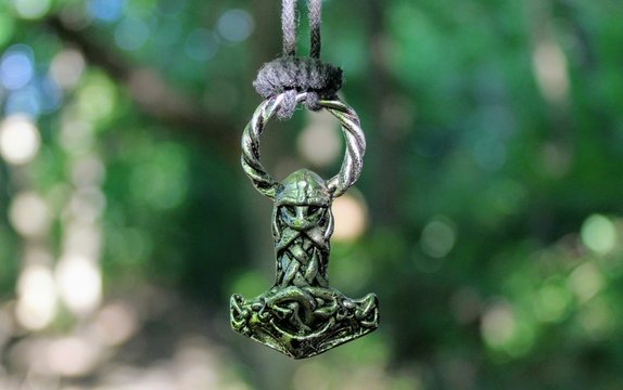 Scandinavian Amulet In The Form Of The Thor's Hammer - 
