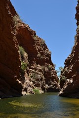 The scenery around Alice Springs, in the middle of Australia