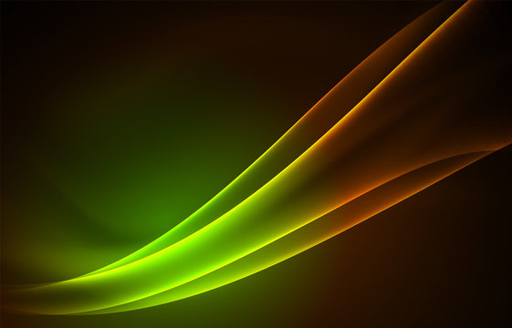Vector polar lights concept background