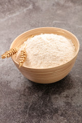 bowl of flour