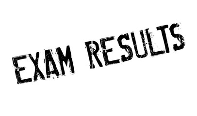 Exam Results rubber stamp. Grunge design with dust scratches. Effects can be easily removed for a clean, crisp look. Color is easily changed.