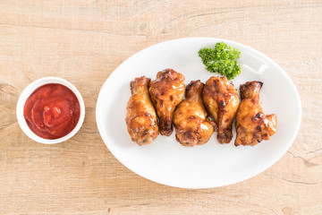 barbecue chicken wings
