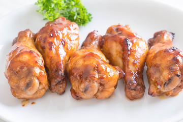 barbecue chicken wings