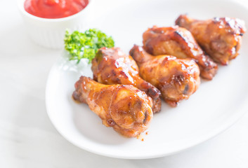 barbecue chicken wings