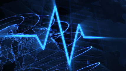 business and technology abstract background