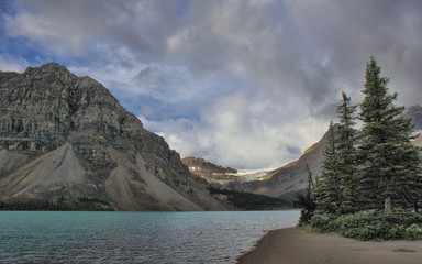 Naklejka premium Bow Lake, Alberta, Canada