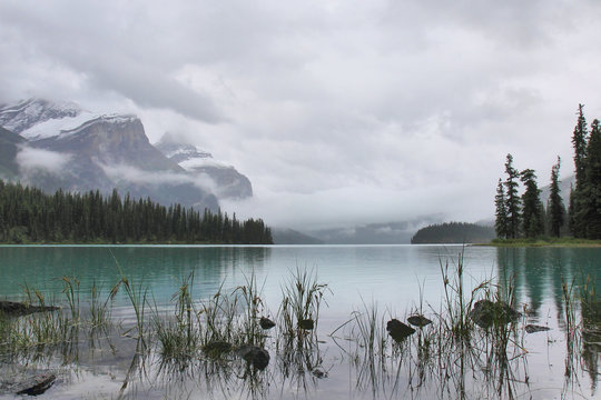 Spirit Island, Maligne Lake, Jasper, Canada