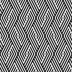 Fototapeta premium Wektor wzór. Nowoczesna stylowa tekstura. Monochromatyczny wzór geometryczny z rombami.