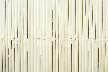 white bamboo mat as striped background texture pattern