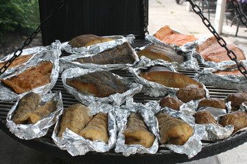 Fisch grillen © Inka