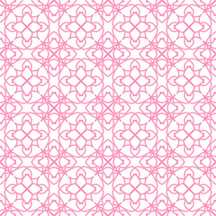 Geometric floral pattern. Vector floral background.