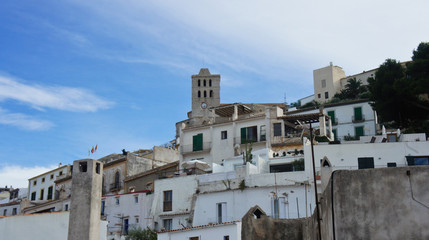 Fototapeta na wymiar The Old Town of Ibiza. Balearic Islands, Spain