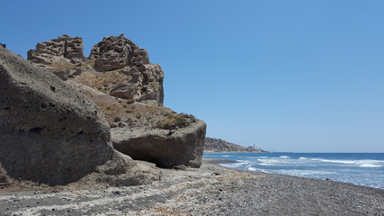 Vlichada Beach, Santorini, Greece