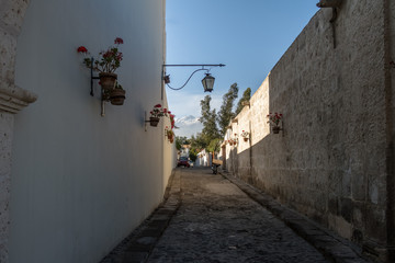 Street of Yanahuara - Arequipa, Peru