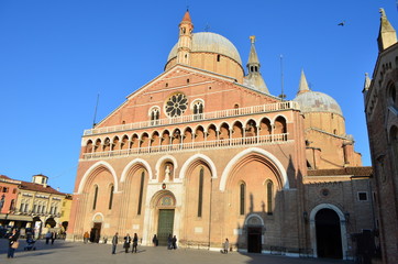 Fototapeta na wymiar Side View of Basilica of Saint Anthony of Padua, Italy