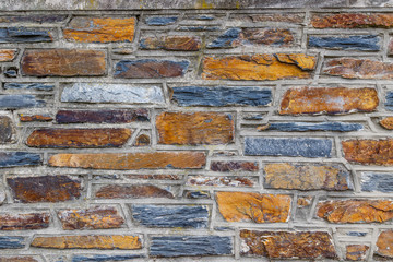 Colorful Stone Wall for background