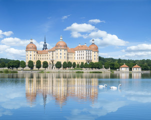 Naklejka premium Moritzburg Castle in Saxony, near Dresden