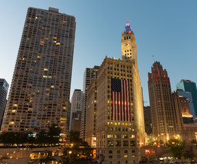 Fototapeta premium Chicago 4th of July